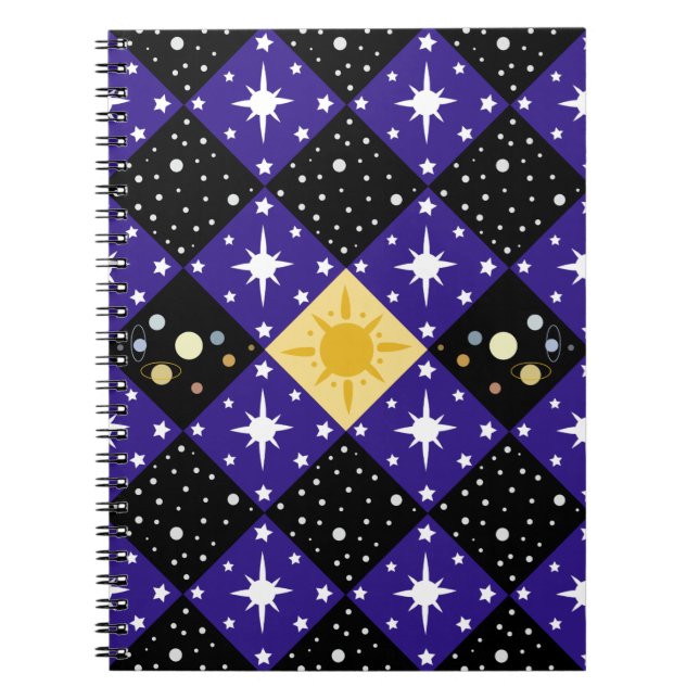 Space Pattern Notebook (Front)