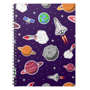Space pattern notebook