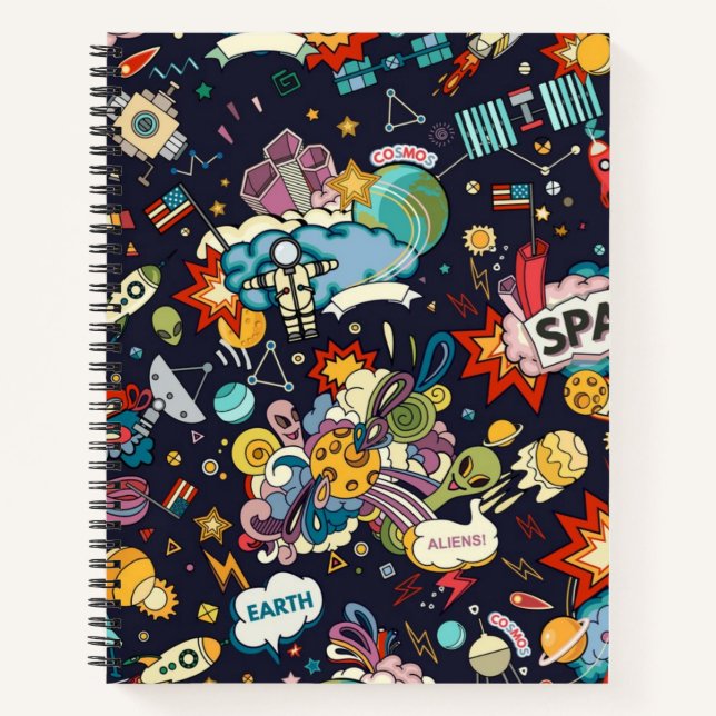 Space pattern notebook (Front)