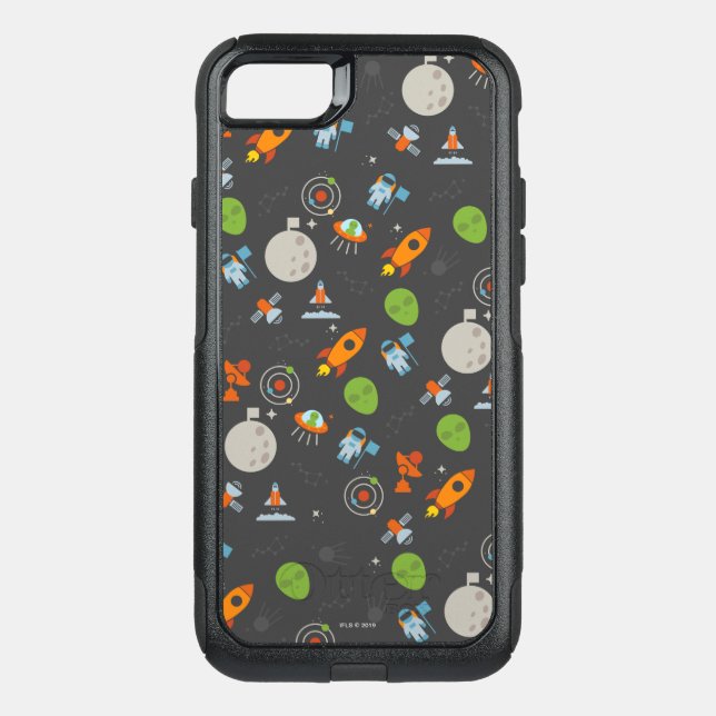 Space Pattern Otterbox iPhone Case (Back)