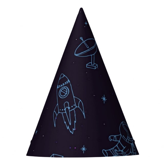 Space pattern party hat (Front)