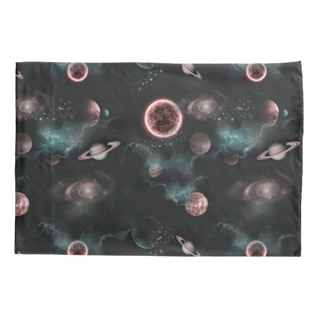 Space Pattern  Pillow Case (Back)
