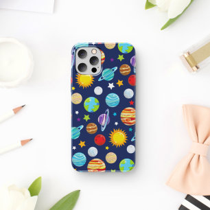 Space Pattern, Planets, Stars, Cosmos, Galaxy iPhone 17 Case