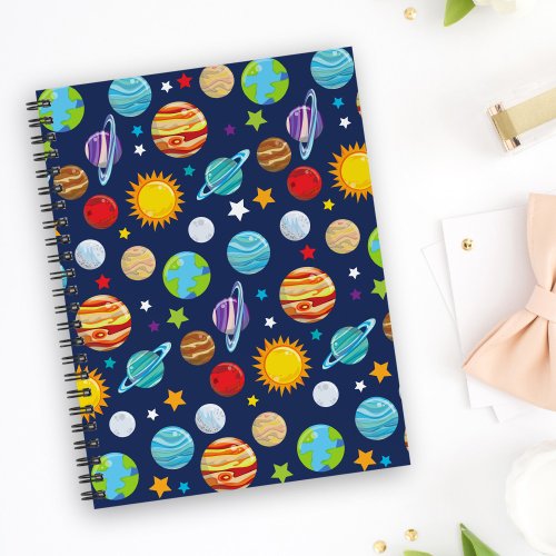 Space Pattern Planets Stars Cosmos Galaxy Planner