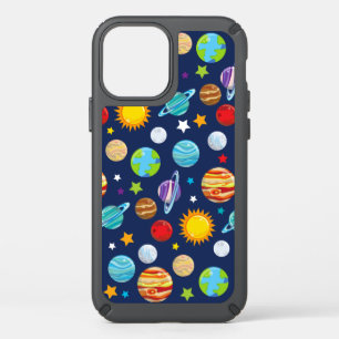 Space Pattern, Planets, Stars, Cosmos, Galaxy Speck iPhone 12 Case