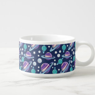 Space Pattern, Planets, Stars, Galaxy, Cosmos Bowl
