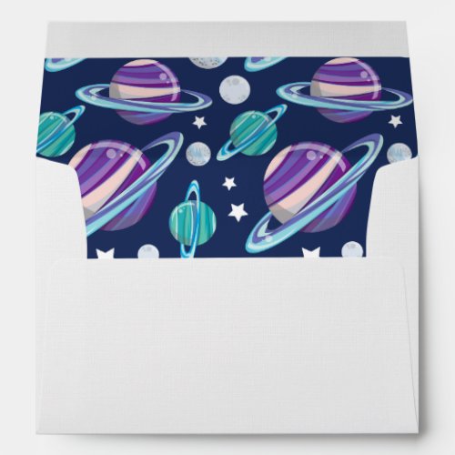 Space Pattern Planets Stars Galaxy Cosmos Envelope