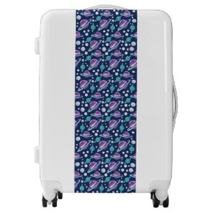 Space Pattern, Planets, Stars, Galaxy, Cosmos Luggage