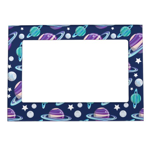 Space Pattern Planets Stars Galaxy Cosmos Magnetic Frame