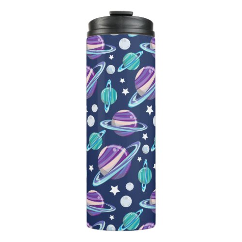 Space Pattern Planets Stars Galaxy Cosmos Thermal Tumbler