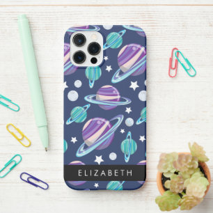 Space Pattern, Planets, Stars, Galaxy, Your Name iPhone 12 Pro Case