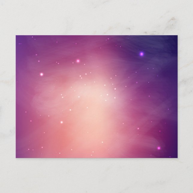Space pattern postcard (Front)
