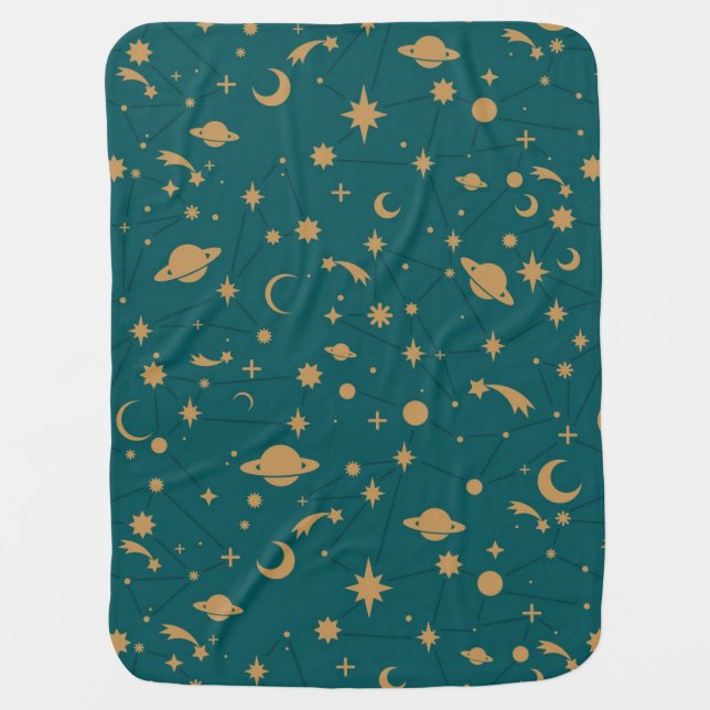 Space pattern receiving blanket (Front)