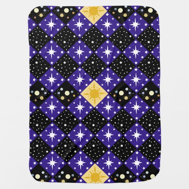 Space Pattern Receiving Blanket (Front)