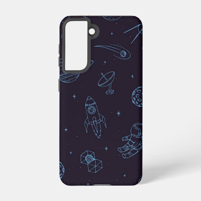 Space pattern samsung galaxy case (Back)