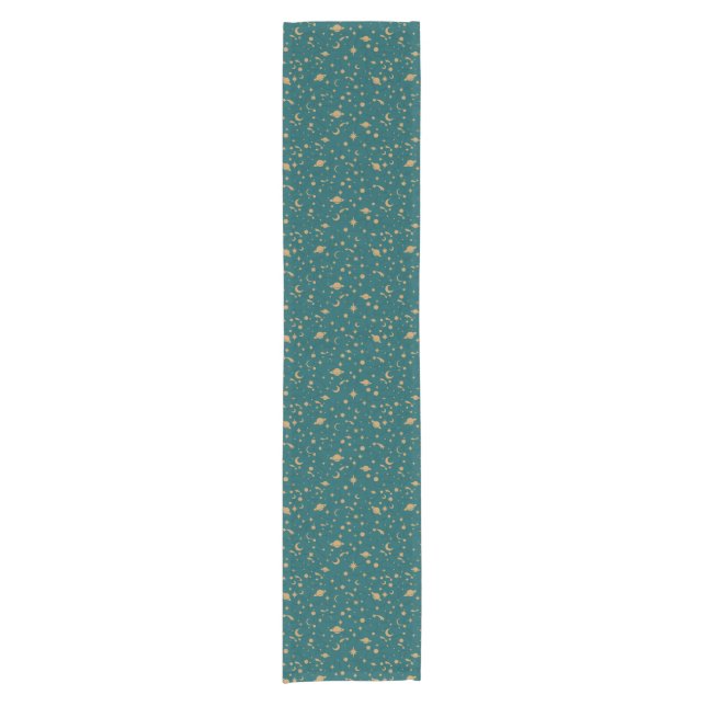 Space pattern short table runner (Front)