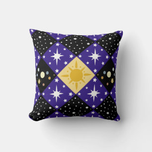 Space Pattern Throw Pillow