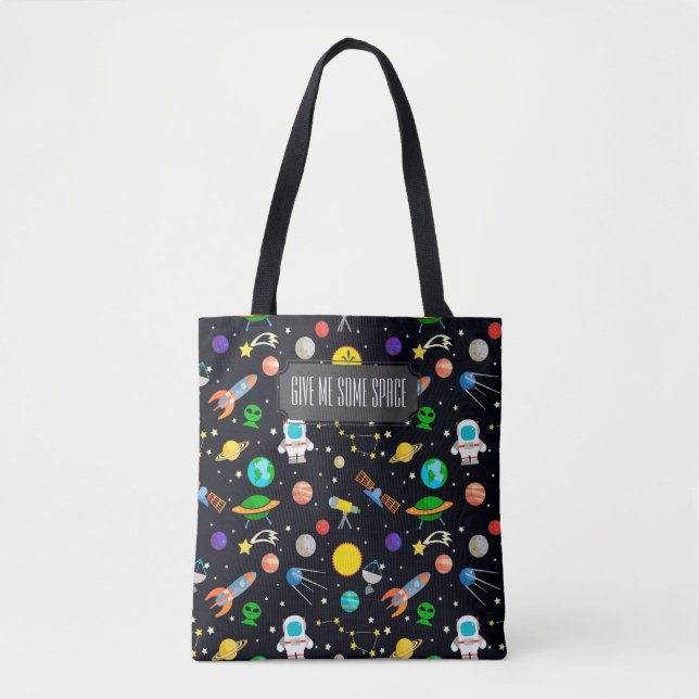 Space Pattern Tote Bag (Front)