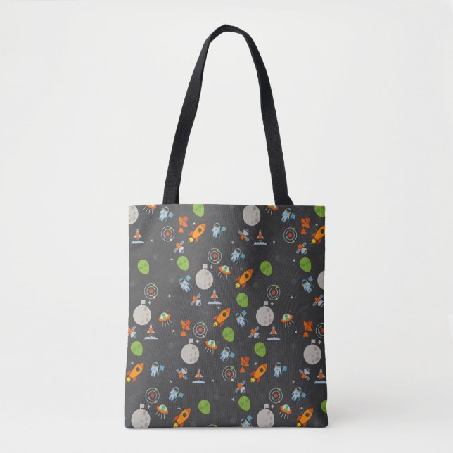 Space Pattern Tote Bag (Front)