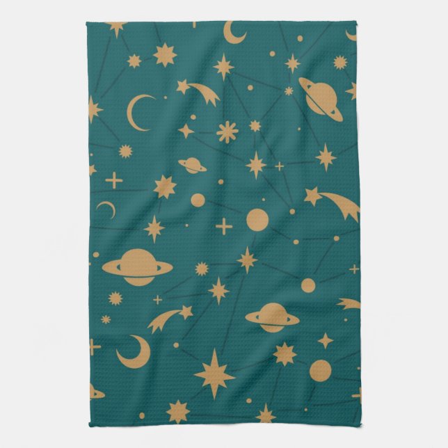 Space pattern towel (Vertical)