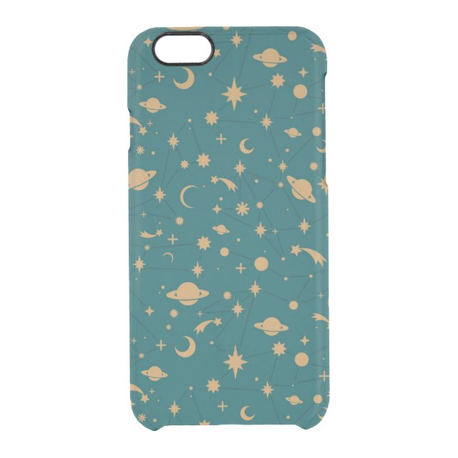 Space pattern uncommon iPhone case (Back)