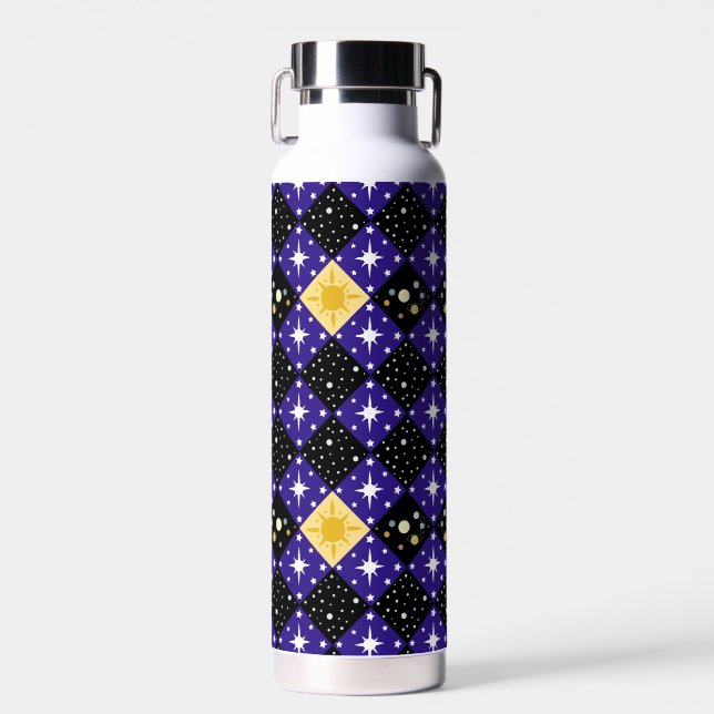 Space Pattern Water Bottle (Front)