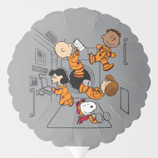 SPACE | Peanuts Gang in Space Balloon (Front)