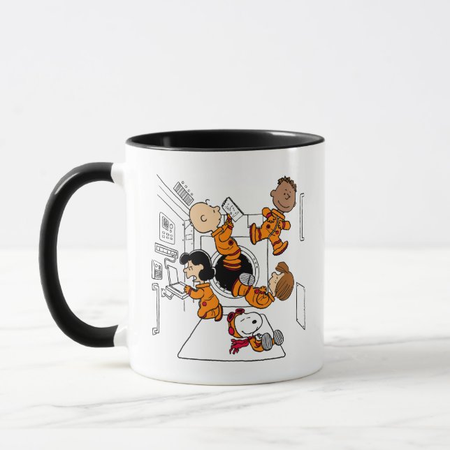 SPACE | Peanuts Gang in Space Mug (Left)