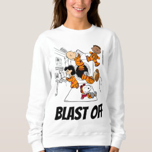 SPACE   Peanuts Gang in Space Sweatshirt
