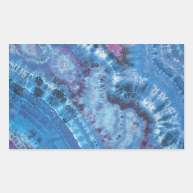 Space Phat Dyes Tie Dyes Rectangular Sticker (Front)