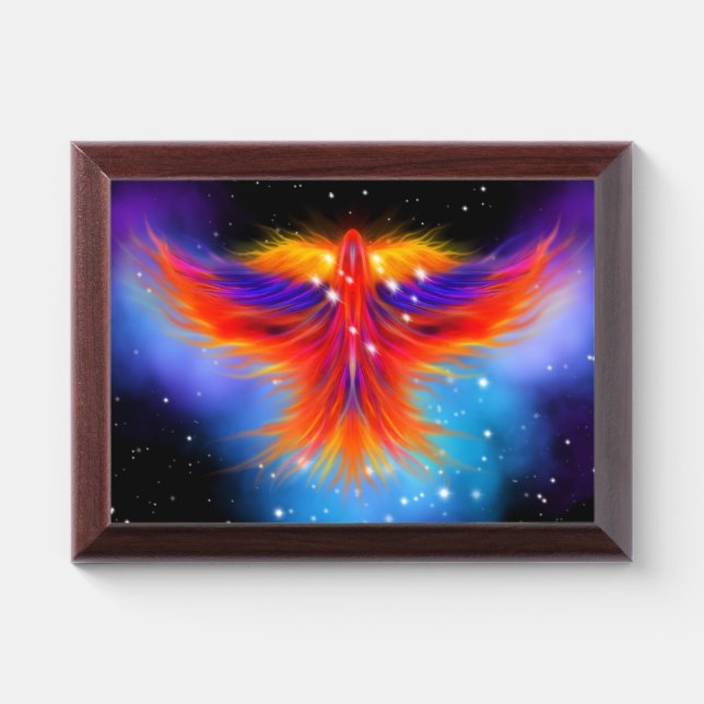 Space Phoenix Nebula Award Plaque (Horizontal)