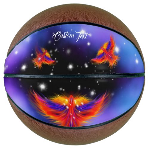 Space Phoenix Nebula Basketball