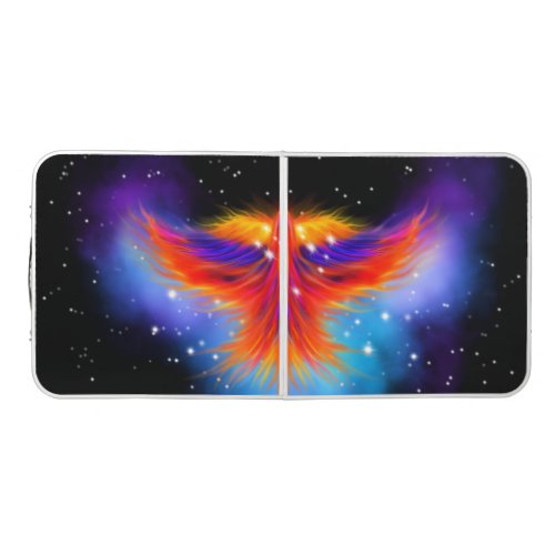 Space Phoenix Nebula Beer Pong Table