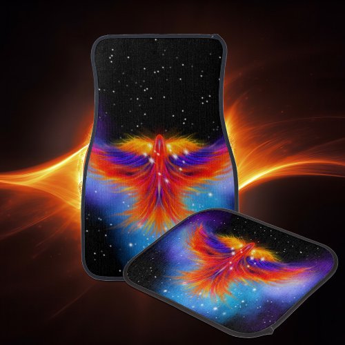 Space Phoenix Nebula Car Floor Mat