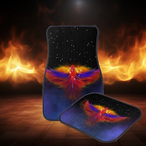 Space Phoenix Nebula Car Floor Mat