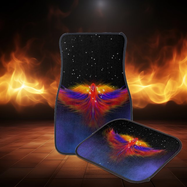 Space Phoenix Nebula Car Floor Mat (Creator Uploaded)