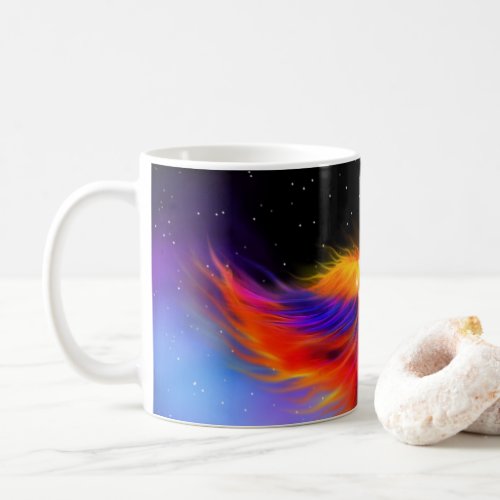 Space Phoenix Nebula Coffee Mug