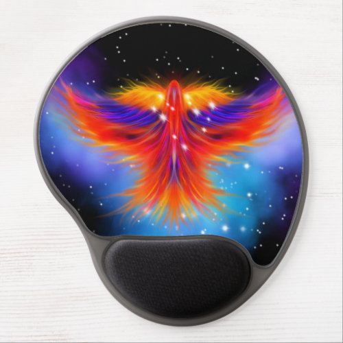 Space Phoenix Nebula Gel Mouse Pad