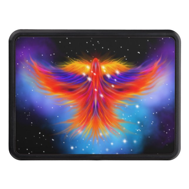 Space Phoenix Nebula Hitch Cover (Front)