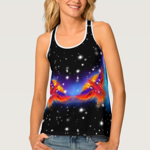 Space Phoenix Nebula Tank Top