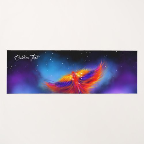 Space Phoenix Nebula Yoga Mat