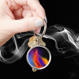 Space Phoenix Wing Keychain