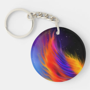 Space Phoenix Wing Keychain