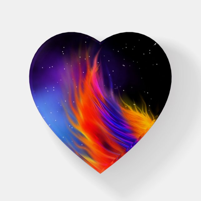 Space Phoenix Wing Paperweight (Front)