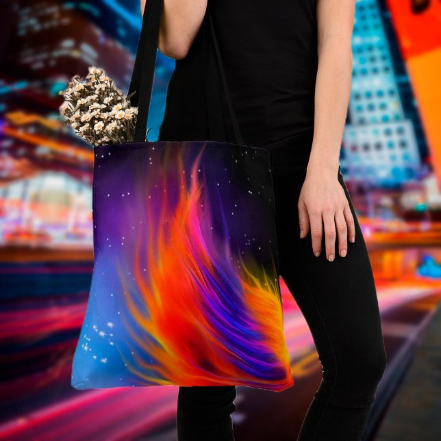 Space Phoenix Wings Tote Bag (Creator Uploaded)