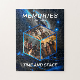 Space Photo Collage in 3D Poster Jigsaw Puzzle