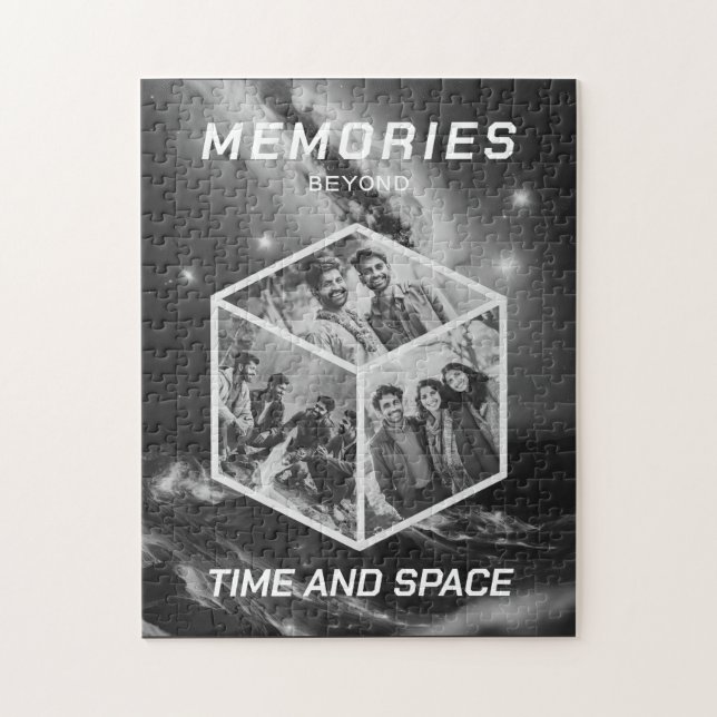 Space Photo Collage in 3D Poster Jigsaw Puzzle (Vertical)