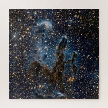 Space Photo Pillars Of Creation Photo Challenging Jigsaw Puzzle by teeloft at Zazzle