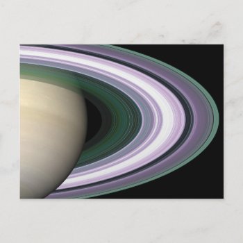 Space Photo Saturn's Rings Postcard by TheGiftsGaloreShoppe at Zazzle