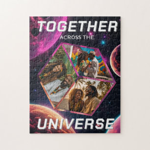 Space Pictures Cubes Between Plants in 3D Jigsaw Puzzle